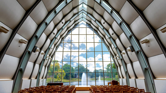 Interior view of White Chapel