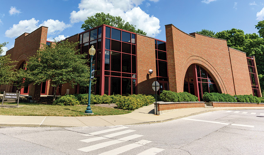 Exterior of Olin hall