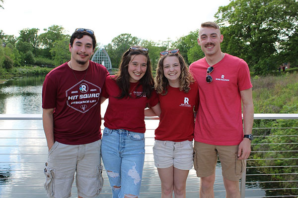 Residence life staff for Lakeside Hall 