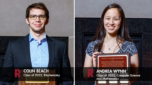 Rose-Hulman students Colin Beach and Andrea Wynn