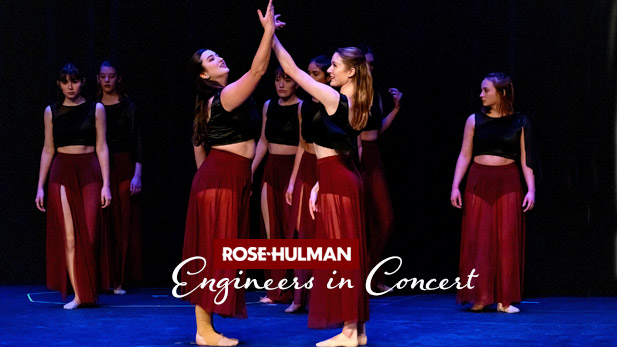 Rose-Hulman students perform in the Engineers in Concert performance at Hatfield Hall Theatre.