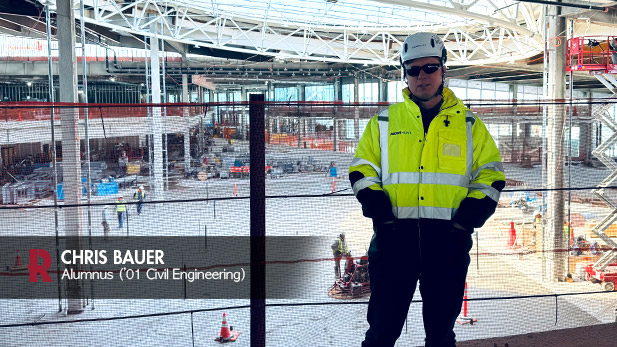 Chris Bauer at JFK Airport Terminal Project