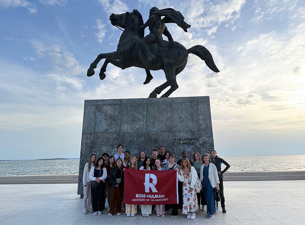 Read more about Rose-Hulman students exploring Greek culture and chemistry through food, markets, and hands-on cooking experiences.
