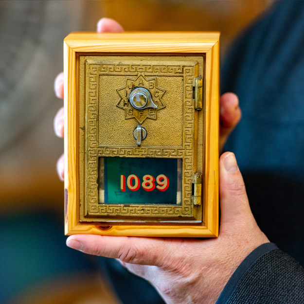 Click the image to read more about how campus mailboxes are turned into unique memories.