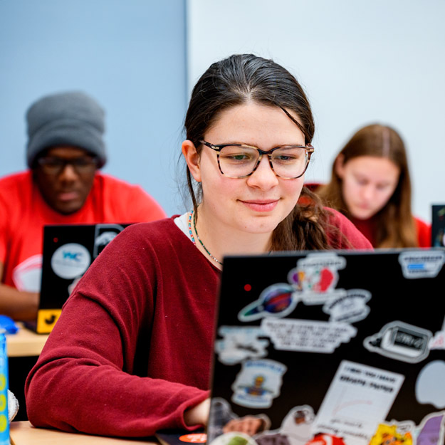 Rose-Hulman students participate in an Advanced Metallurgy course.