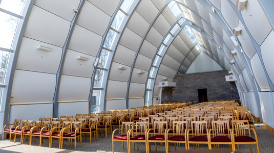 Interior view of White Chapel