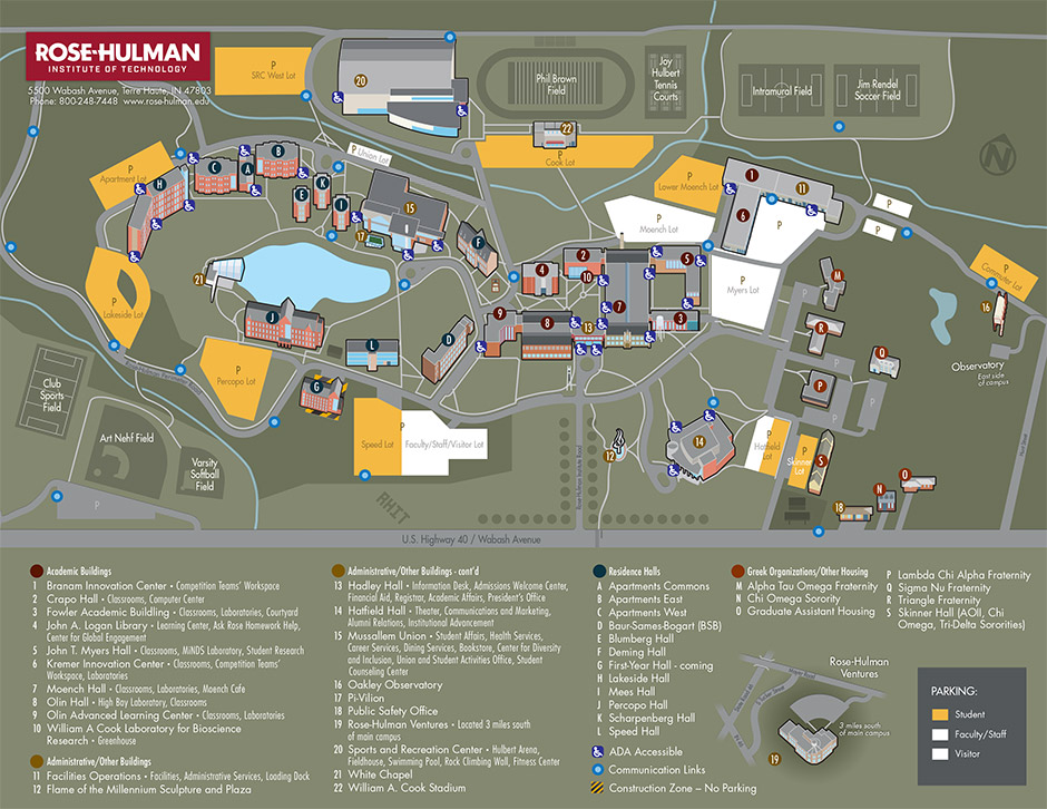 Map of Campus